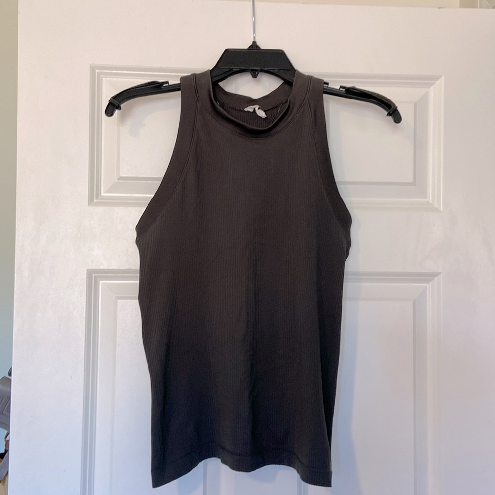 Altheta ribbed racer back tank